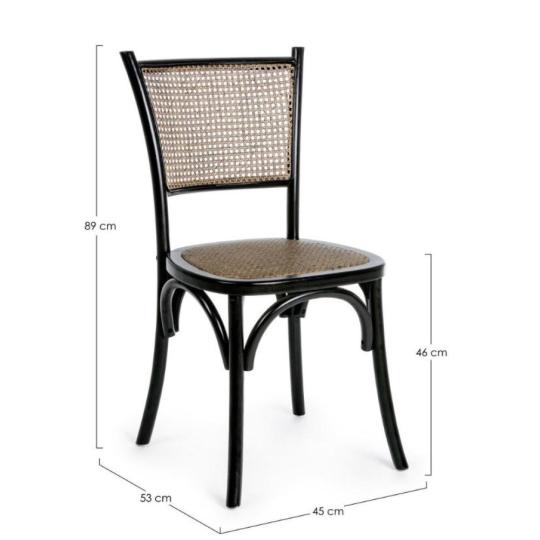 meridiana kismeretu thonet fekete szek ives rattan country nad hattamlas vintage kavezo etterem rusztikus etkezoszek mediterran balaton konyha provanszi.jpg